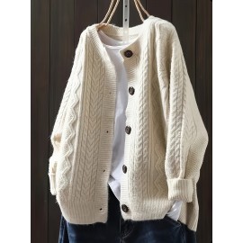 Stylish Long-Sleeve Sweater Jacket for All Seasons